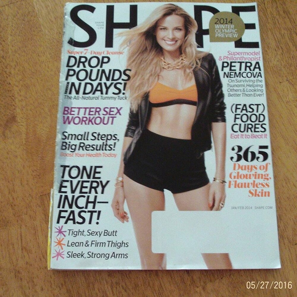 SHAPE MAGAZINE - PETR NEMCOVA // JANUARY / FEBRUARY 2014